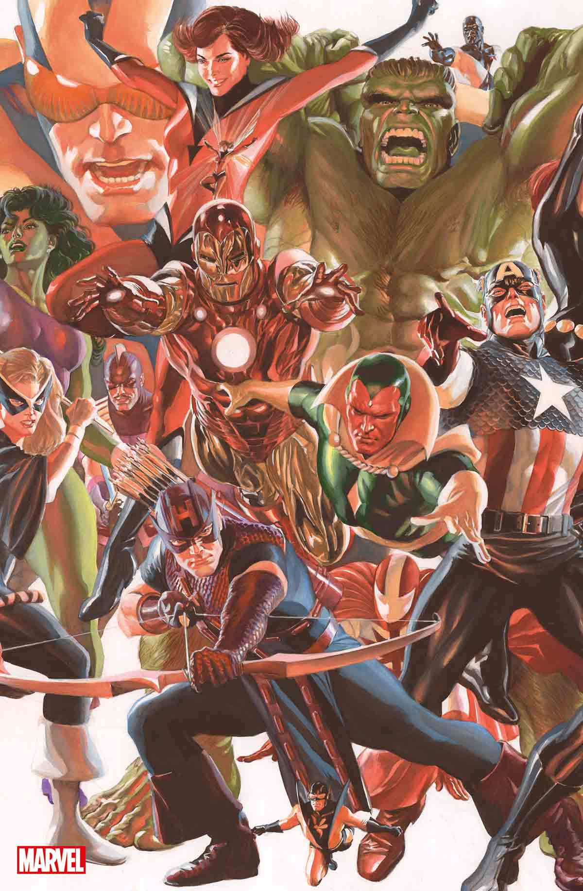 Avengers #3 2024 Variant 2 Alex Ross Panorama Marvel Tag (444)