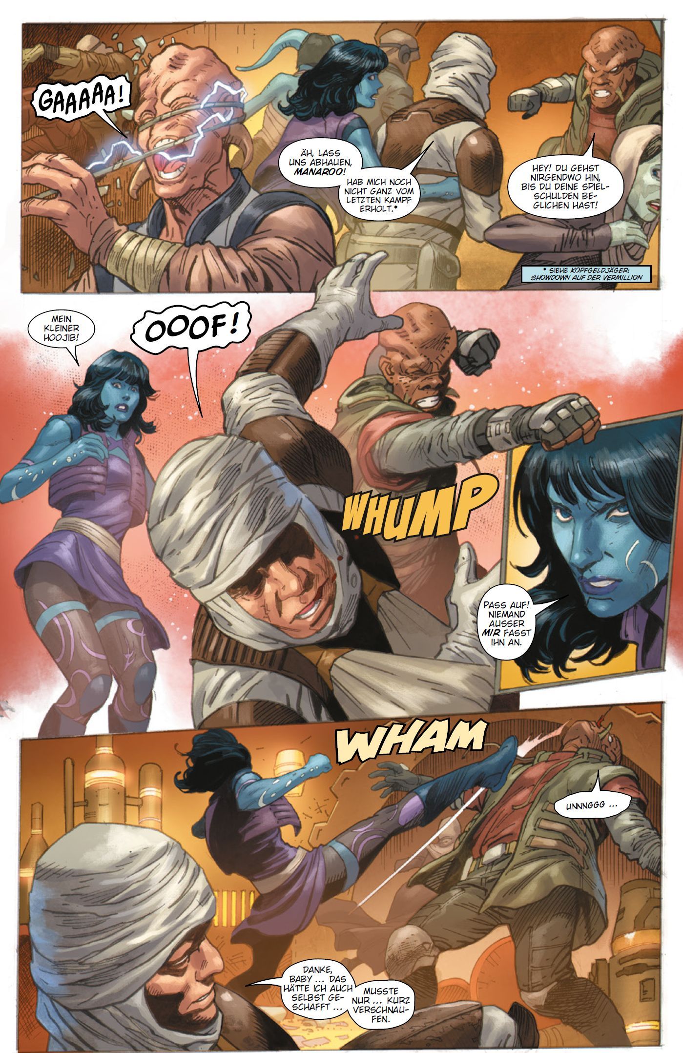 comics, Sci-Fi, Blauer Hauttyp, Frau, Kämpfe