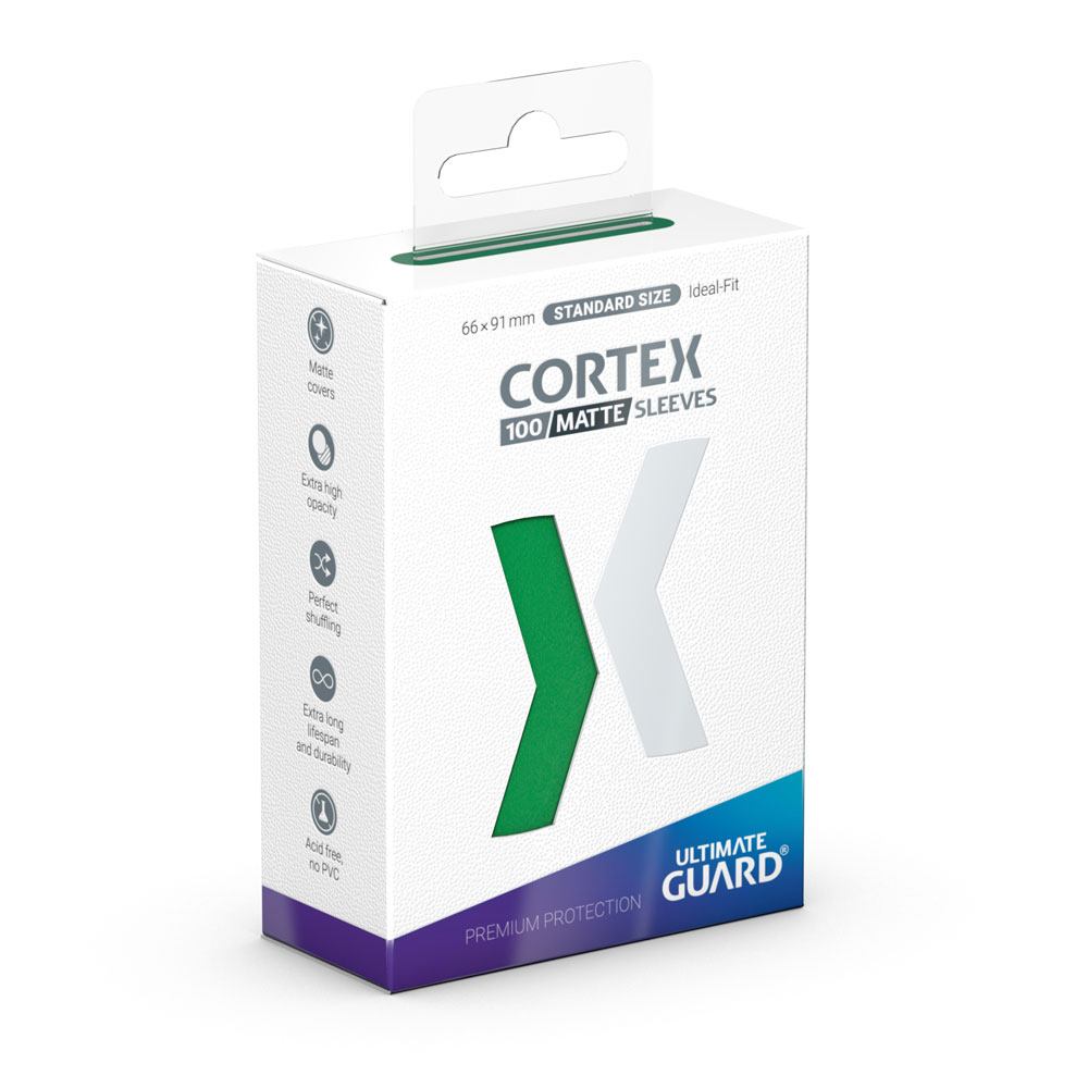 Ultimate Guard: Kartenhüllen Cortex Matte Grün Standard (100) Ultimate Guard: Kartenhüllen Cortex Matte Grün Standard (100)