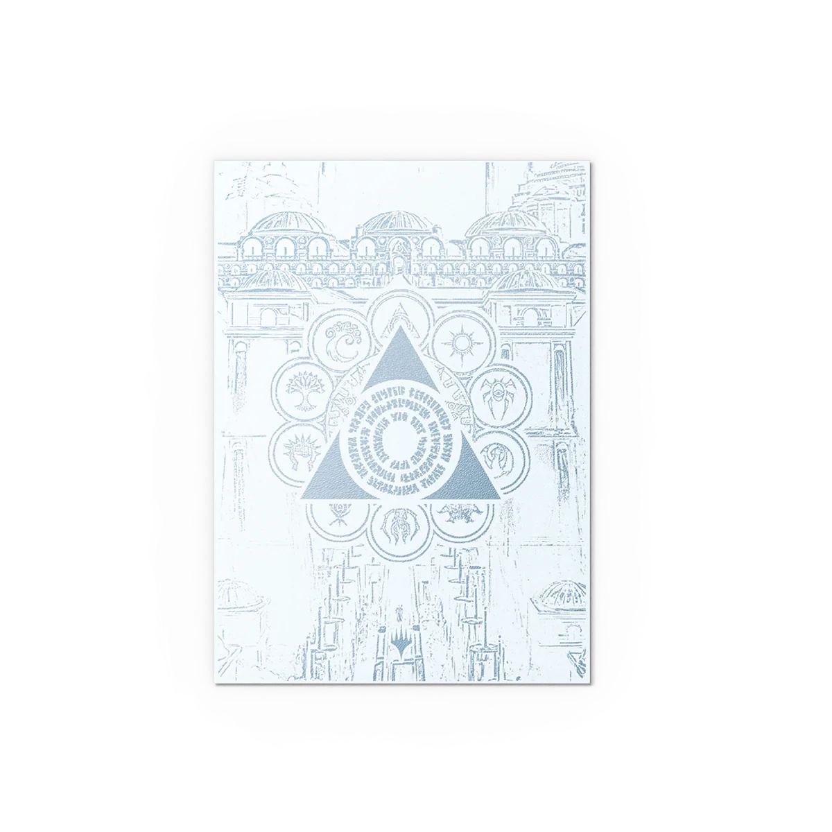 poster, architektur, dreieck-logo, blaupause, kreis muster