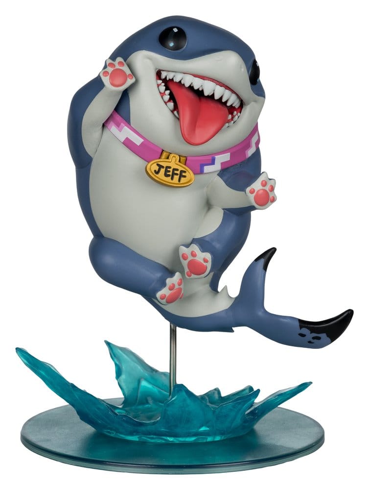 Haustierfigur, Hai, Figur, Statue, Base mit Wasser