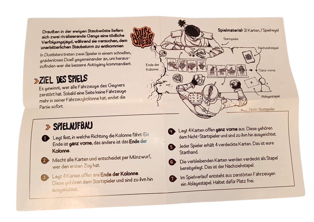 Brettspiel, Anleitung, Deutsch, Illustration, Karten