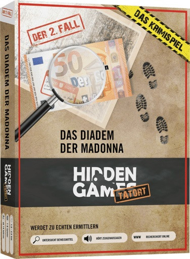 Hidden Games Tatort: Das Diadem der Madonna Fall2 spiele, kartenspiel, hidden, detektiv, diy