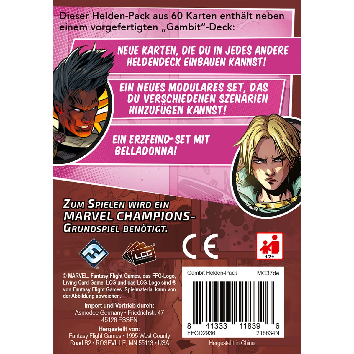 Marvel Champions LCG dt.: Gambit Helden-Pack Marvel Champions LCG dt.: Gambit Helden-Pack