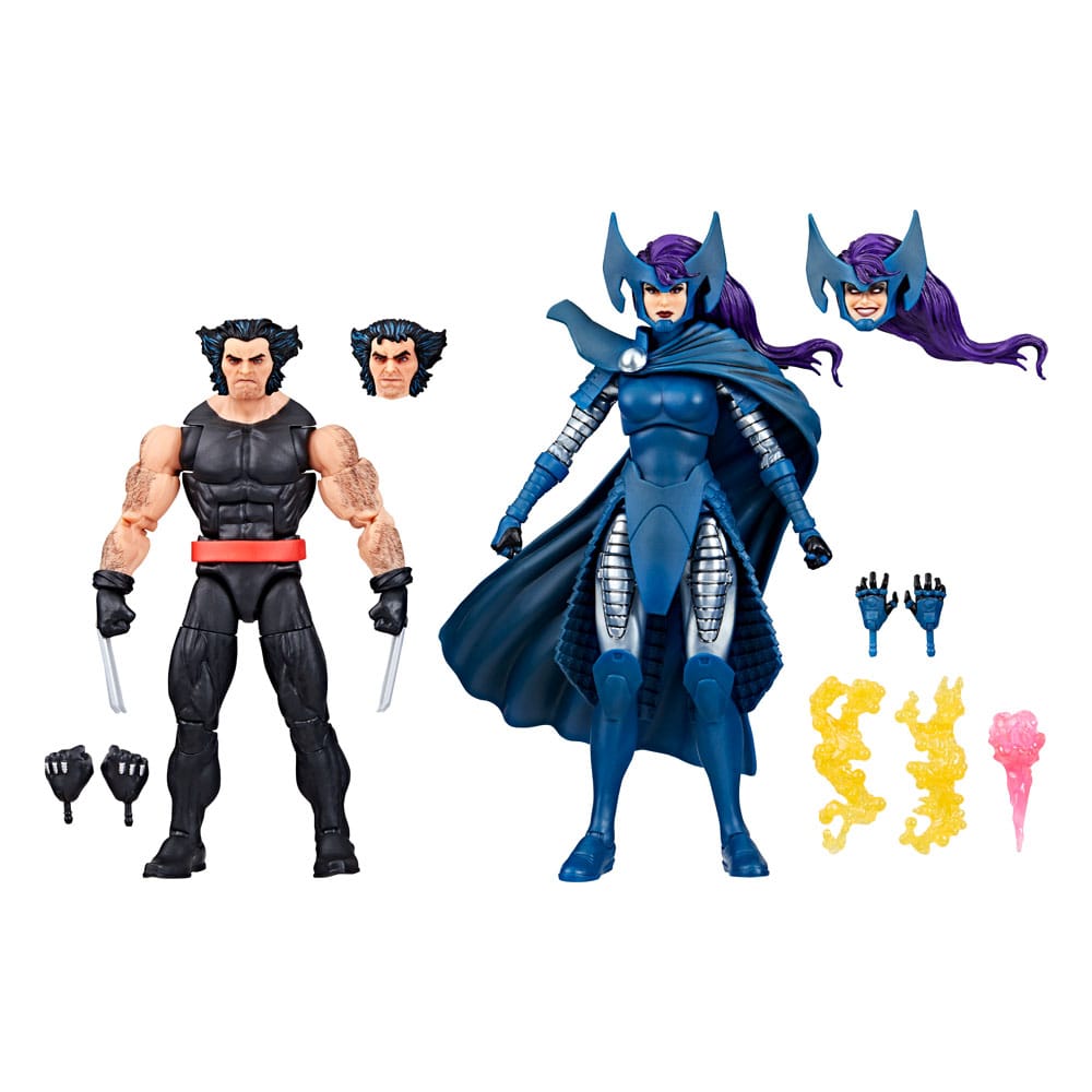 Marvel Legends AF: Wolverine & Psylocke 2er Set (Wolverine 50th Anniversary)