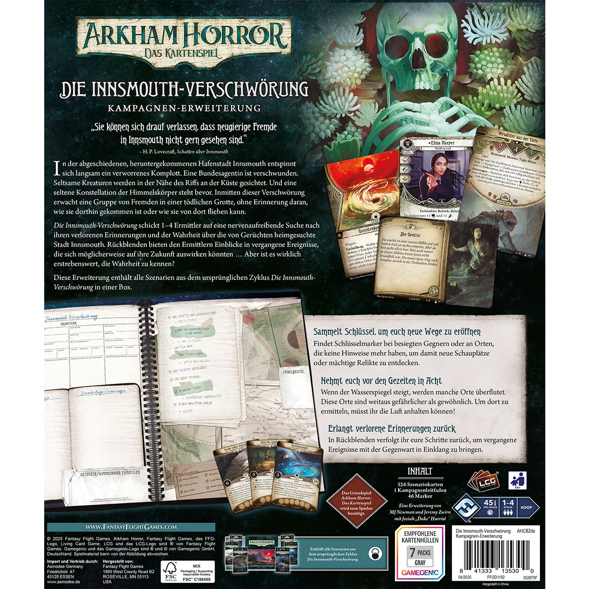 Arkham Horror LCG dt.: Die Innsmouth-Verschwörung Kampagnen-Erweiterung Arkham Horror LCG dt.: Die Innsmouth-Verschwörung Kampagnen-Erweiterung