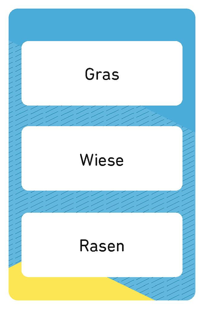 Same Word Challenge Gras, Wiese, Rasen