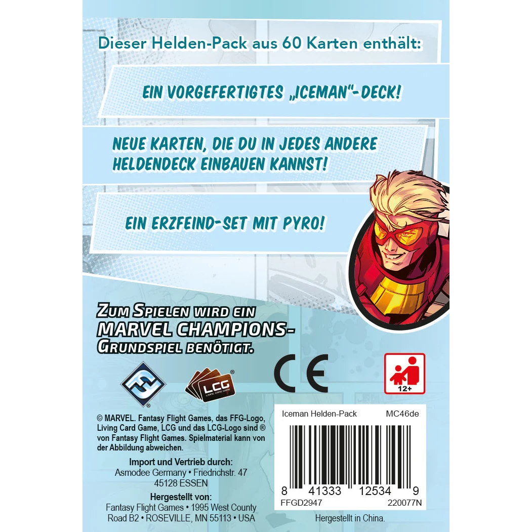 Marvel Champions LCG dt.: Iceman Helden-Pack