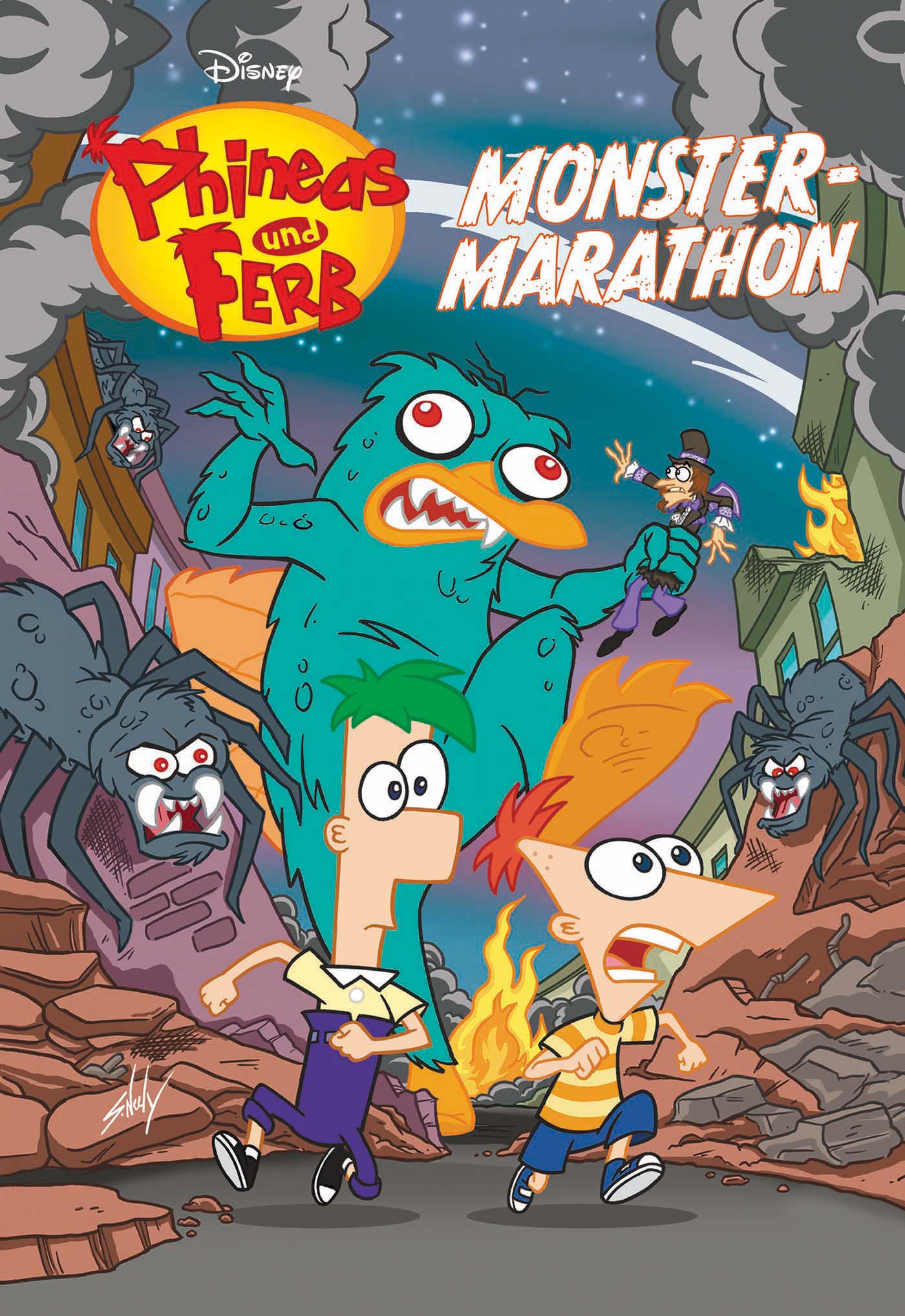 Phineas und Ferb - Monstermarathon Monster-Marthon, Phineas, Ferb, Cartoon, Dinosaurs