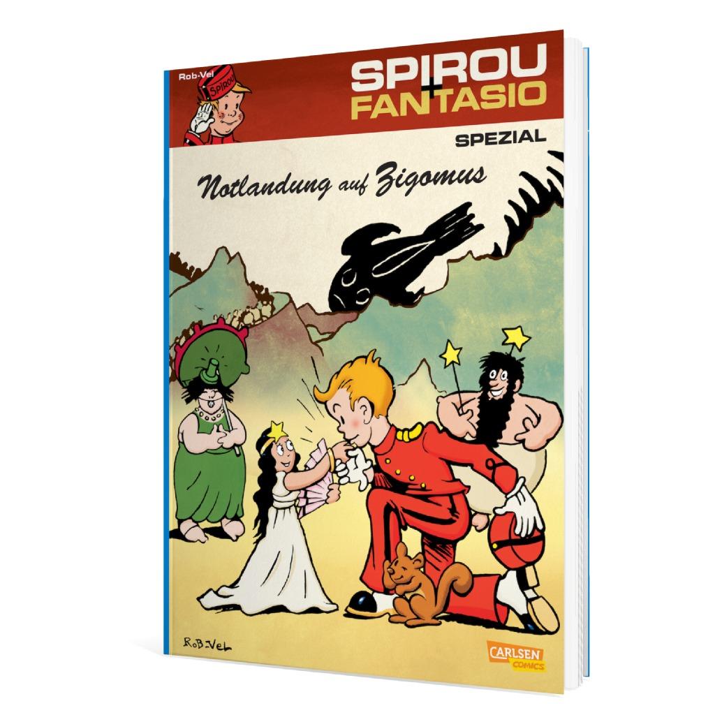 Spirou & Fantasio Spezial Bd.18: Notlandung auf Zigomus