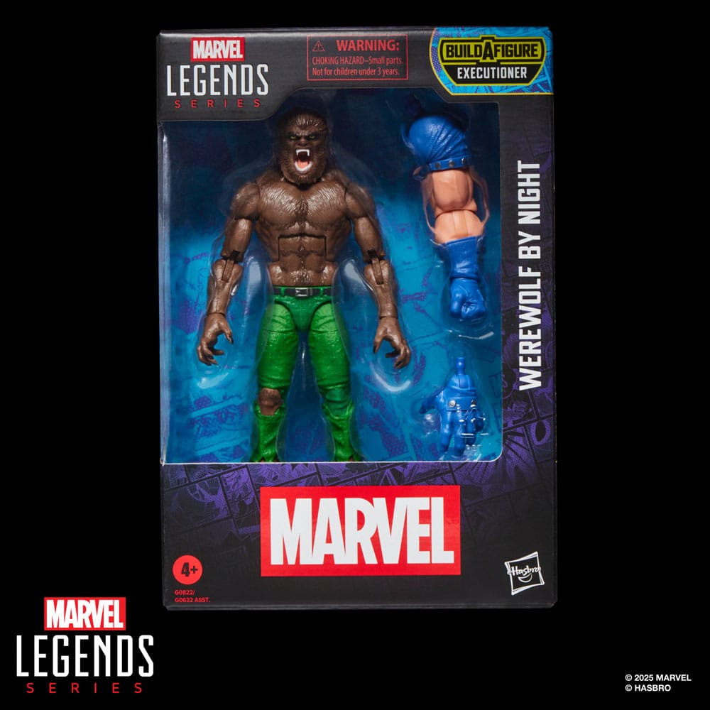 Marvel Legends AF: Werewolf by Night (BaF: Executioner) 15cm Erwachsener, Männlich, Mann, Person