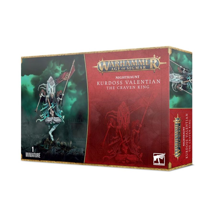 Age of Sigmar: Nighthaunt - Kurdoss Valentian, The Craven King Miniatur, Warhammer, Age of Sigmar, Kurdoss Valentian, Craven King