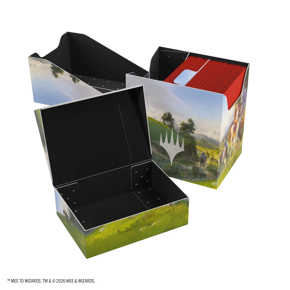 Gamegenic: Magic The Hobbit Soft Crate 80+ - Leaving Hobbiton/Troop of Ponies Kartonbox, Spielset, Kunstdruck, Gelände-Box, Faltbox