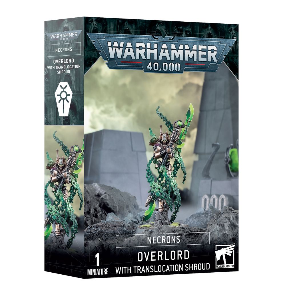 Warhammer 40K: Necrons - Overlord with Translocation Shroud