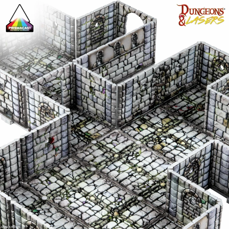 Dungeons & Lasers: Fantasy Dungeon Pre-painted Dungeons & Lasers: Fantasy Dungeon Pre-painted