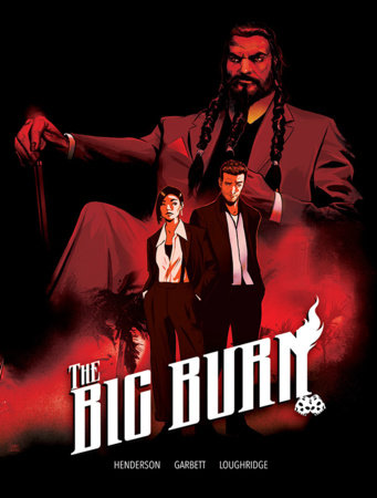 poster, movie, the big burn, rot, drei charaktere