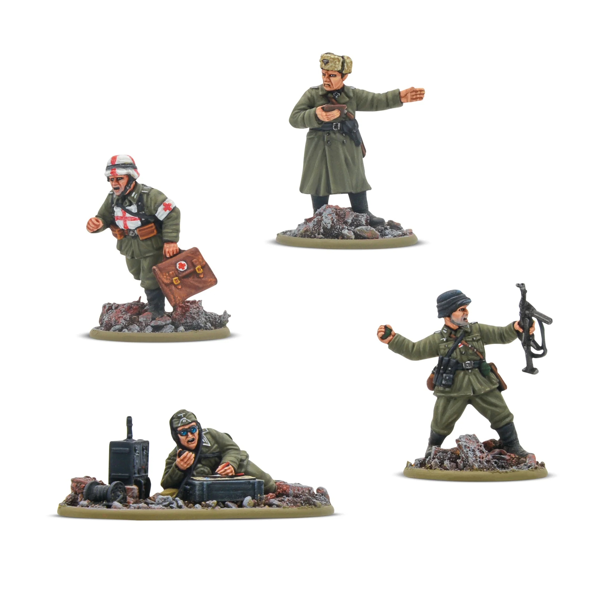 Bolt Action: German - Veteran Infantry HQ Bolt Action: German - Veteran Infantry HQ