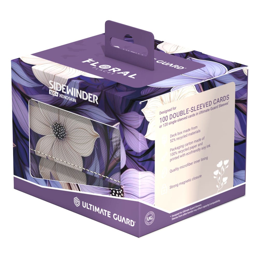 Ultimate Guard: Deckbox Sidewinder 100+ Xenoskin Floral Places "Moonlit Glen"