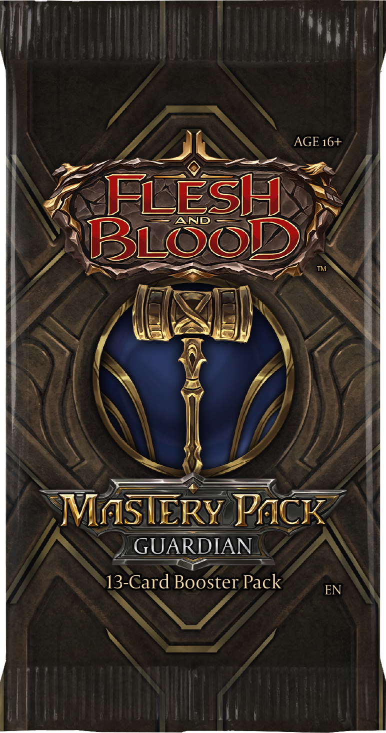 Flesh & Blood TCG: Mastery Pack Guardian Boosterpack Flesh & Blood TCG: Mastery Pack Guardian Boosterpack