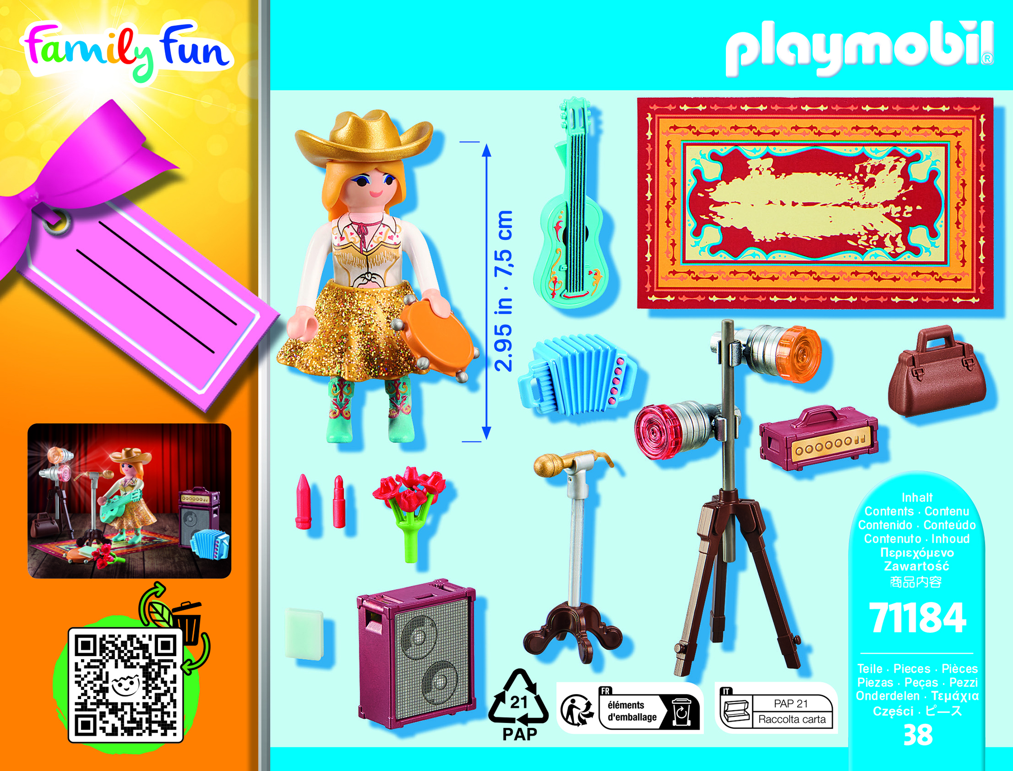 Playmobil: Geschenkset - Countrysängerin
