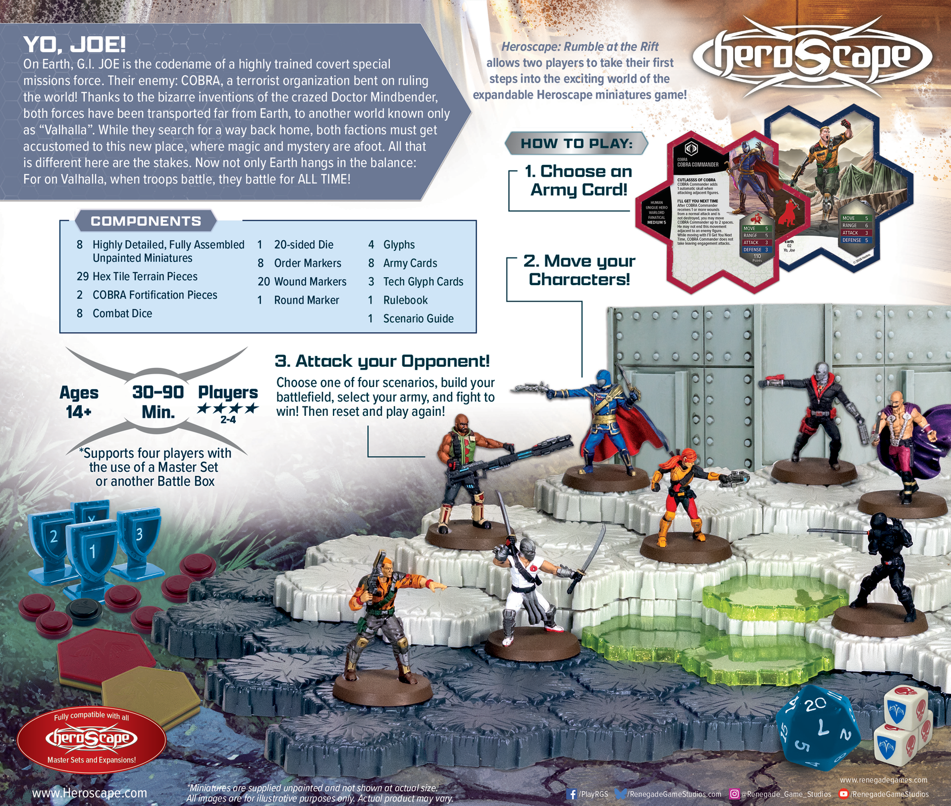 G.I. JOE Heroscape: Rumble at the Rift Battle Box