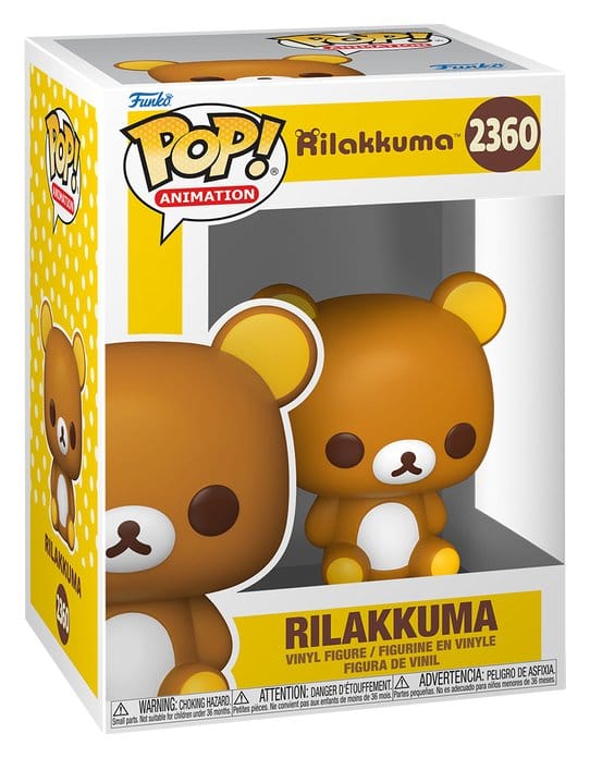 Bär, Rilakkuma, Vinylfigur, Funko, gelb box