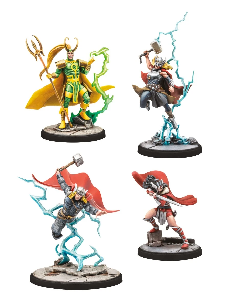 Marvel Crisis Protocol: Mighty Thor, Lady Sif, Thor, Hero of Midgard & Loki, Prince of Lies Marvel Crisis Protocol: Mighty Thor, Lady Sif, Thor, Hero of Midgard & Loki, Prince of Lies