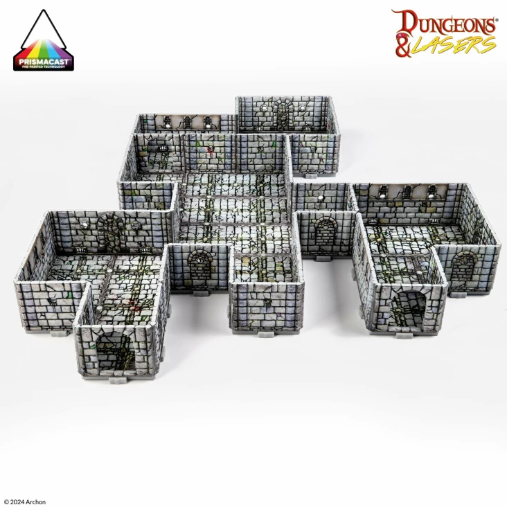 Dungeons & Lasers: Fantasy Dungeon Pre-painted Dungeons & Lasers: Fantasy Dungeon Pre-painted