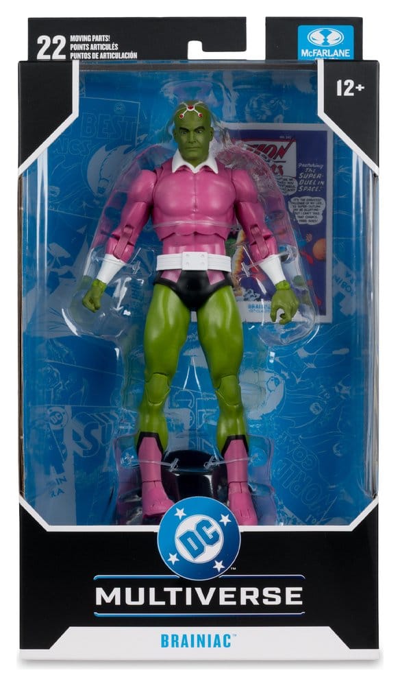 Figur, DC Multiverse, Brainiac, Actionfigur, Kampfanzug