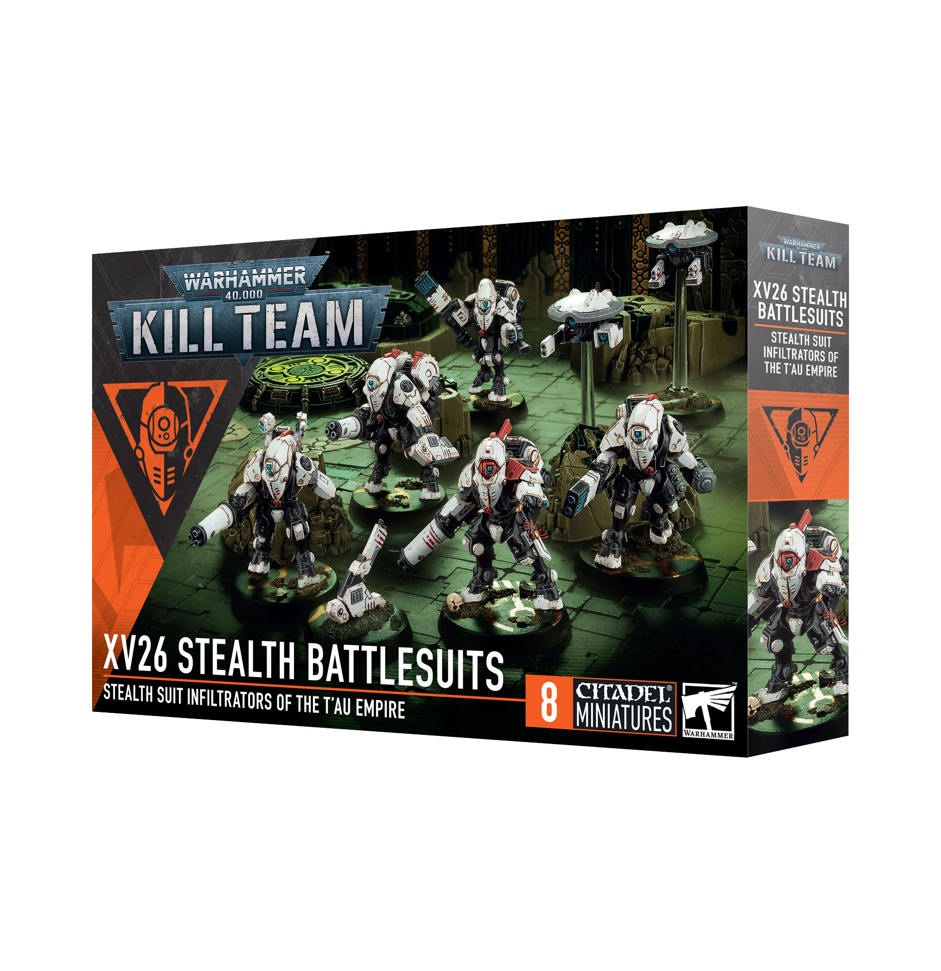 Kill Team: XV26 Stealth Battlesuits Leute, Person, Werbung, Spielzeug, Motorrad