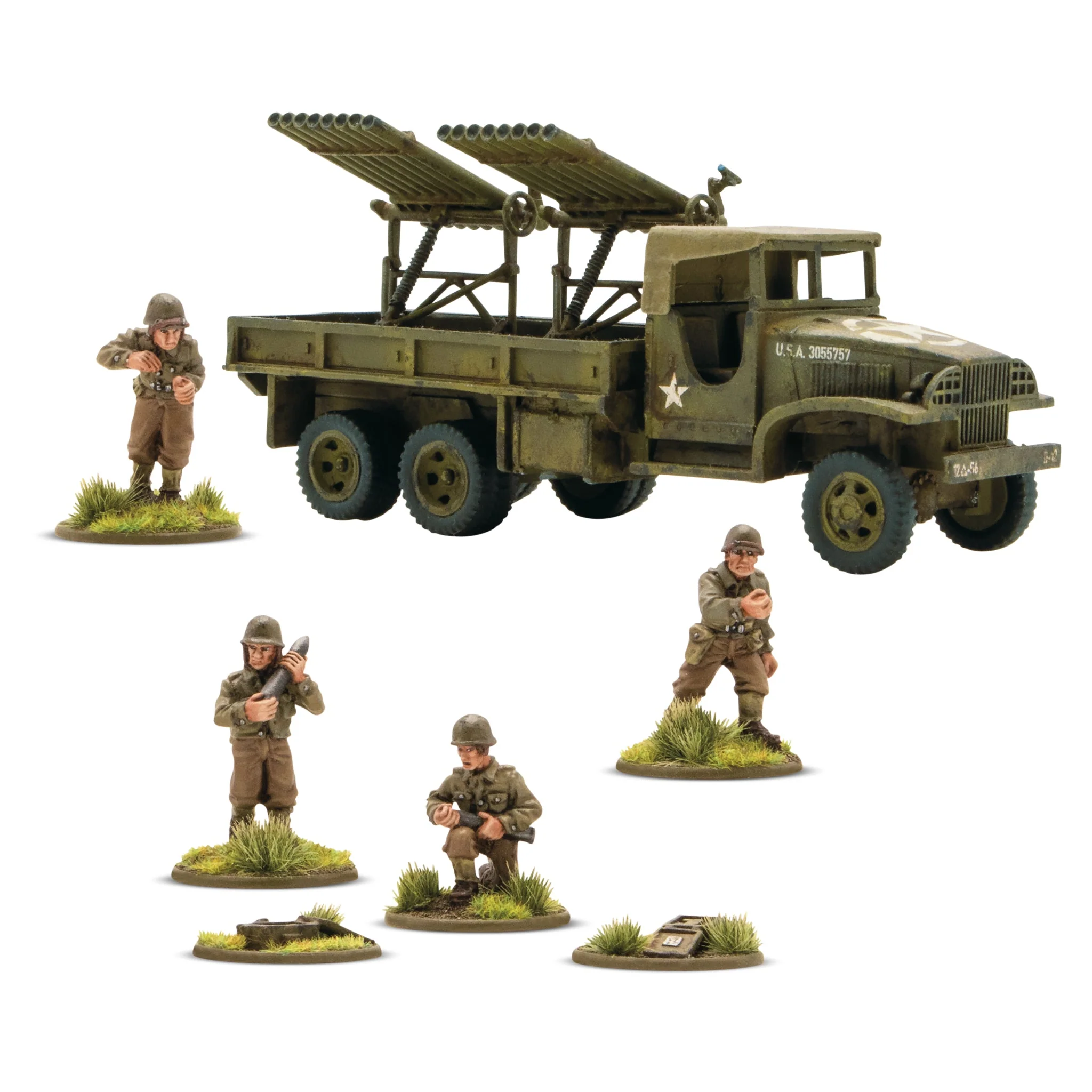 Bolt Action: US - t27 Xylophone rocket Launcher on Deuce Bolt Action: US - t27 Xylophone rocket Launcher on Deuce
