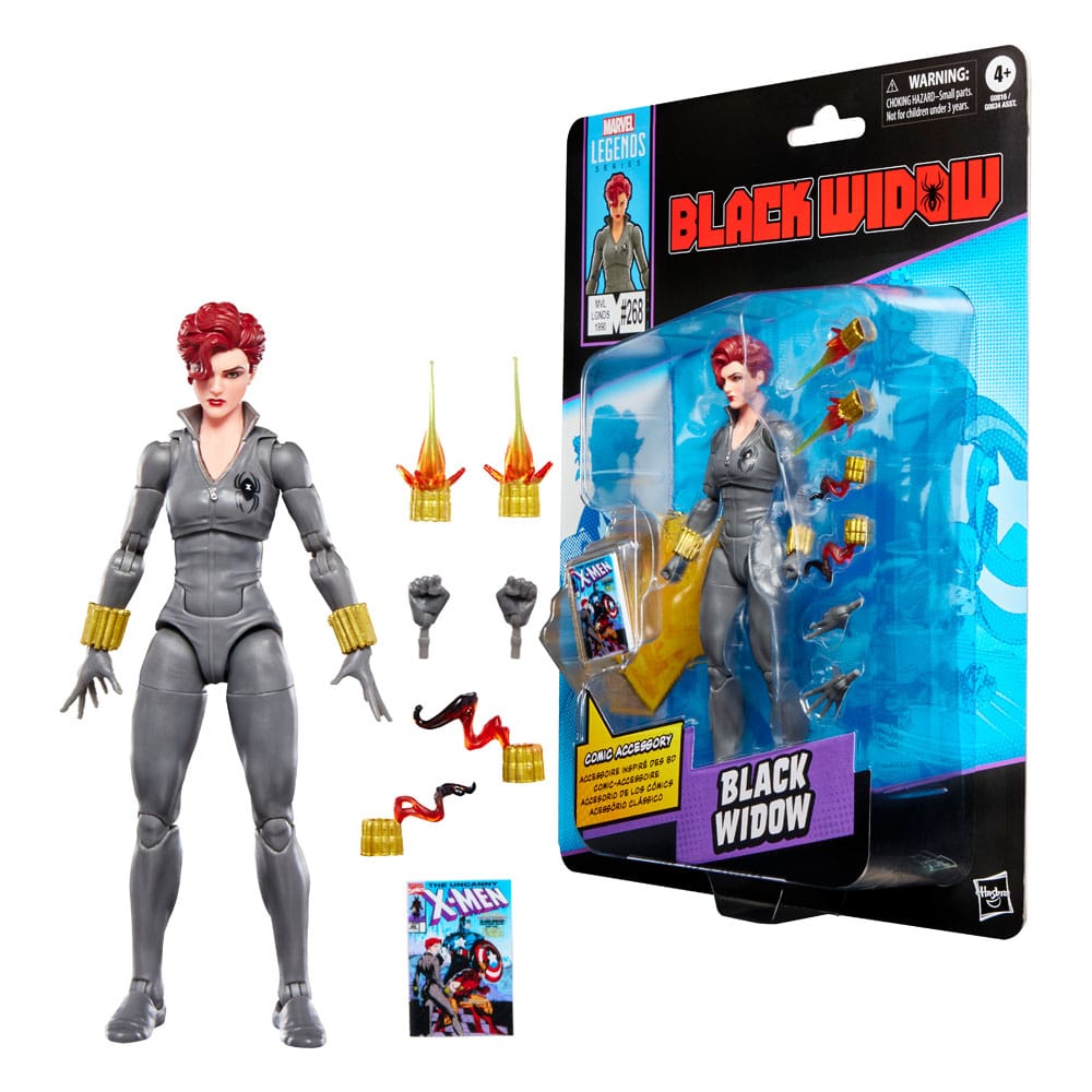 Marvel Legends AF: Black Widow (MVL LGNDS 1990) 15cm Figur, Erwachsener, Weiblich, Person, Frau