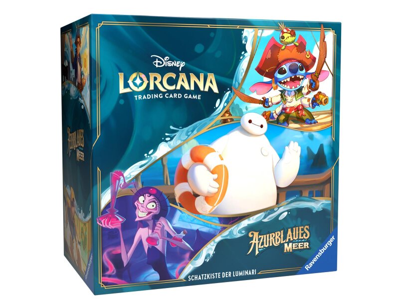 Lorcana TCG: Azurblaues Meer - Schatzkiste der Luminari Lorcana TCG: Azurblaues Meer - Schatzkiste der Luminari