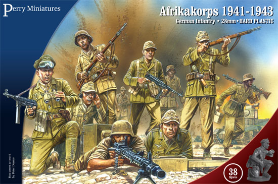 Perry Miniatures: Afrikakorps 1941-1943 German Infantry Perry Miniatures: Afrikakorps 1941-1943 German Infantry