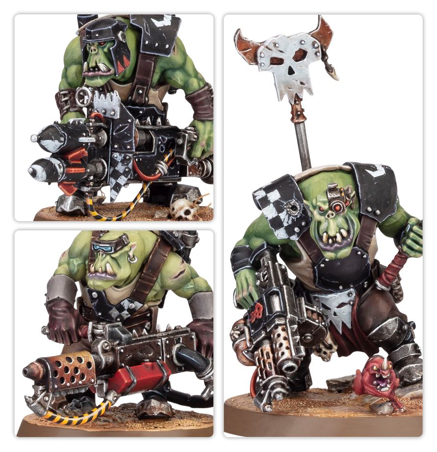 Warhammer 40K: Orks - Boyz Orc, Minotaur, Wargear, Hammer, Miniature
