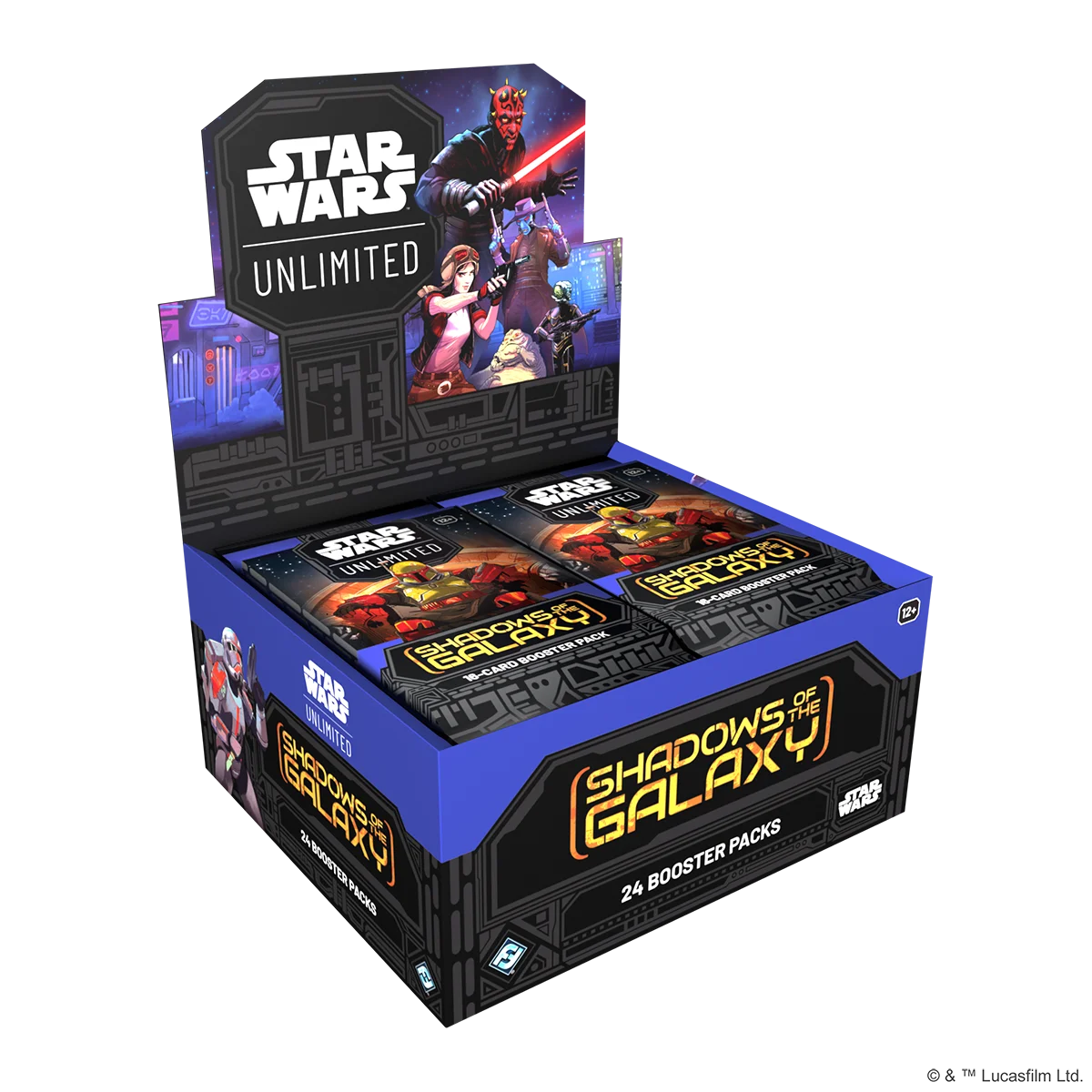 Star Wars Unlimited CCG: Shadows of the Galaxy - Booster Display