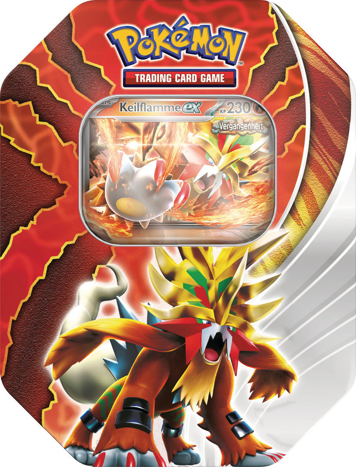 Pokémon CCG dt.: Karmesin & Purpur Tin Box Keilflamme ex (116)