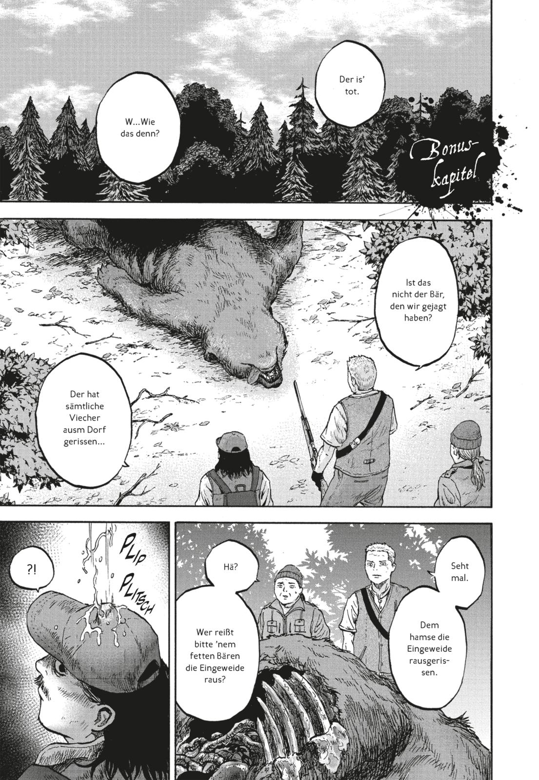 Gesellschaft der Tiere Bd.3 Bär, Jagd, Wald, Manga, Camping