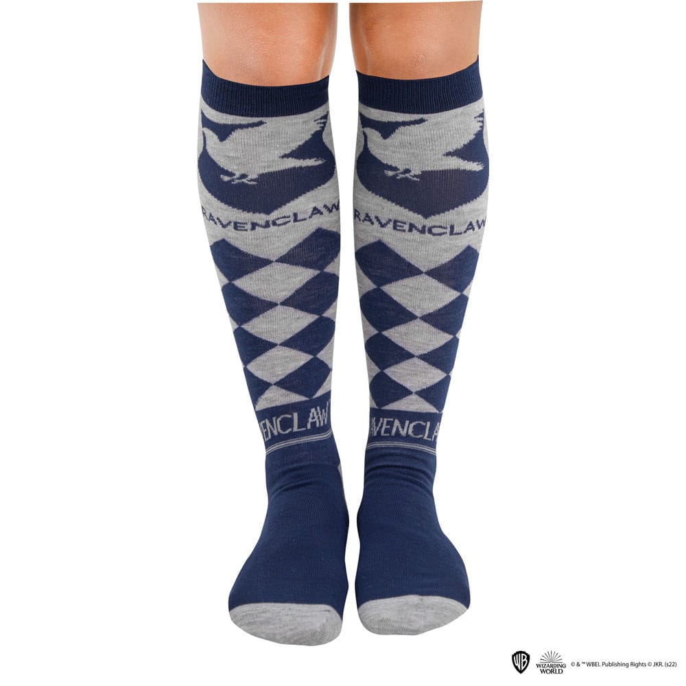 Harry Potter: Kniestrümpfe Ravenclaw 3er Pack (Gr.35-45)