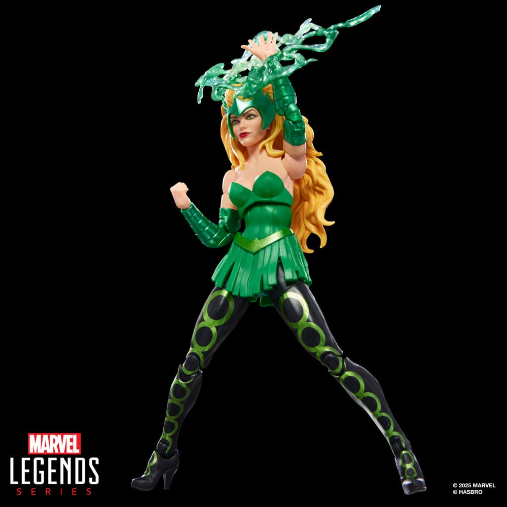 Marvel Legends AF: Enchantress (BaF: Executioner) 15cm Bekleidung, Kostüm, Person, Gesicht, Kopf