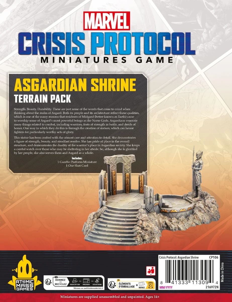 Marvel Crisis Protocol: Asgardian Shrine Terrain Pack Marvel Crisis Protocol: Asgardian Shrine Terrain Pack