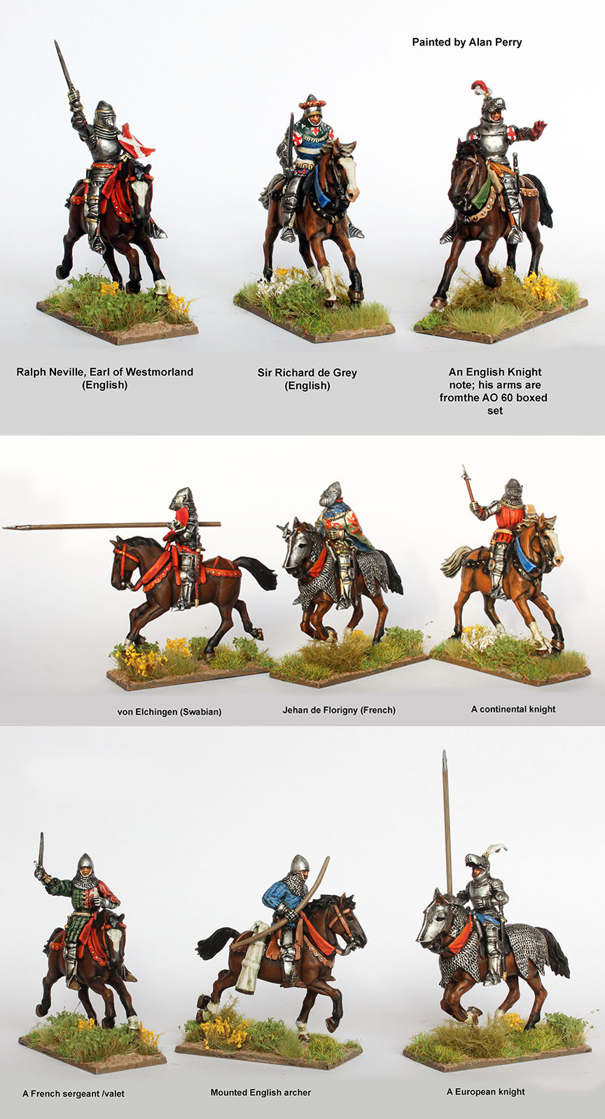 Perry Miniatures: Agincourt Mounted Knights 1415-1429