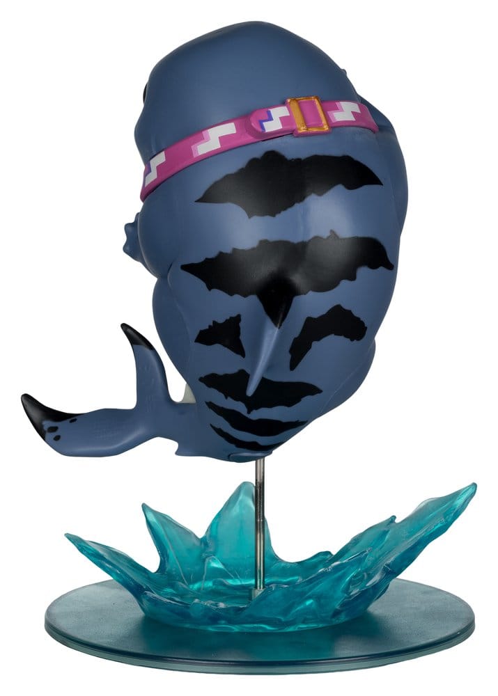 Marvel Rivals Collection: Statue Jeff the Land Shark 1/10 20cm haie, statue, ausstellung, ständer, wellengrafik