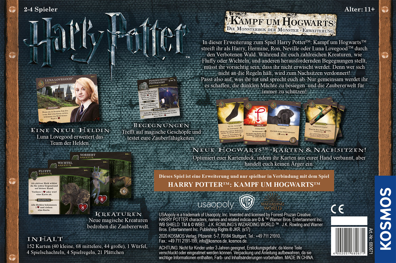 Harry Potter: Kampf um Hogwarts - Monsterbox Erweiterung Harry Potter: Kampf um Hogwarts - Monsterbox Erweiterung