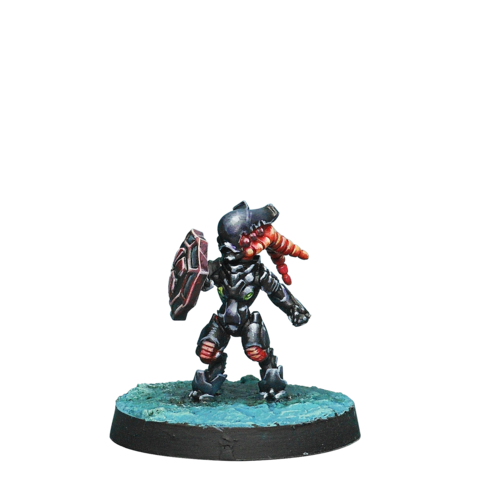 Infinity: Combined Army - Overdrone Batroids Tag Pack Miniatur, Roboter, Rüstung, Base, Glänzend