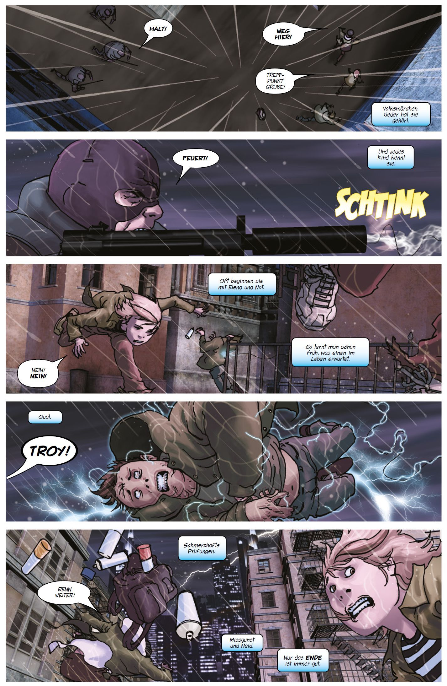 comic, Kampf, Waffe, Stadt, Kämpfe