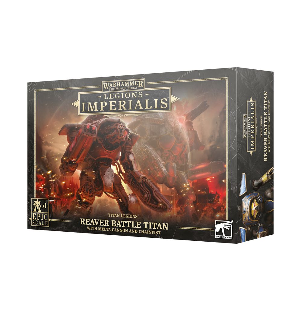 Legions Imperialis: Reaver Titan with Melta Cannon Legions Imperialis: Reaver Titan with Melta Cannon