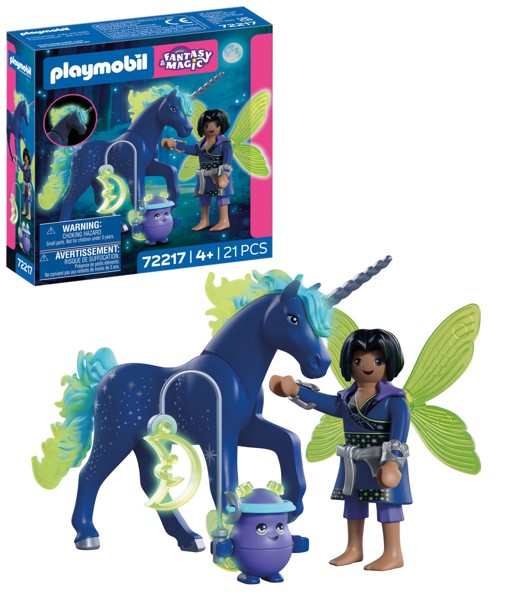 Spielset, Playmobil, Einhorn, Figuren, Magisches Zubehör