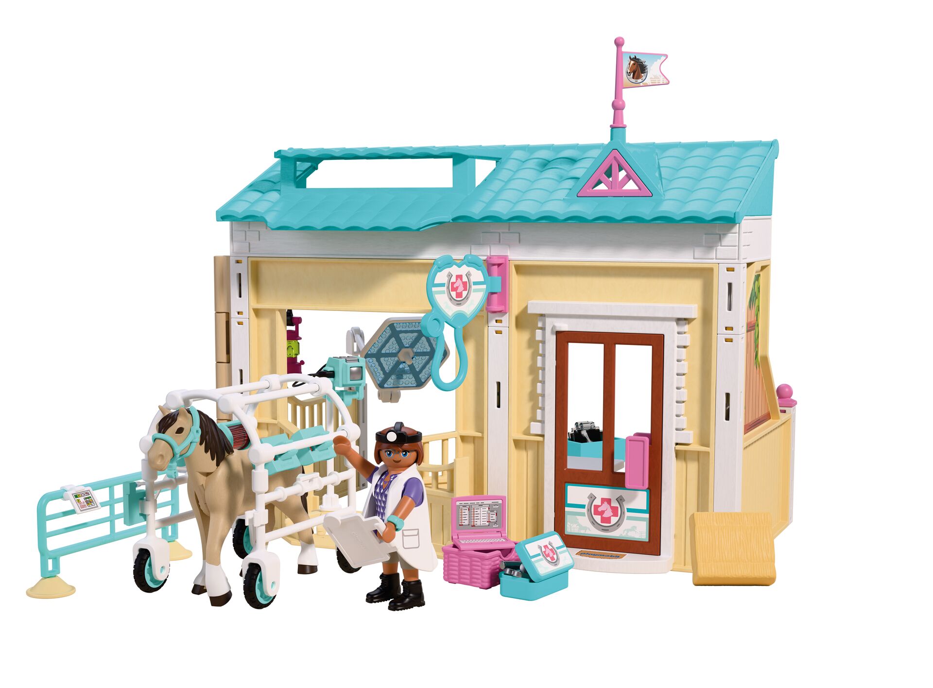 Pferdearzt, Tierklinik, Hengststall, Ranch, Sattelbox