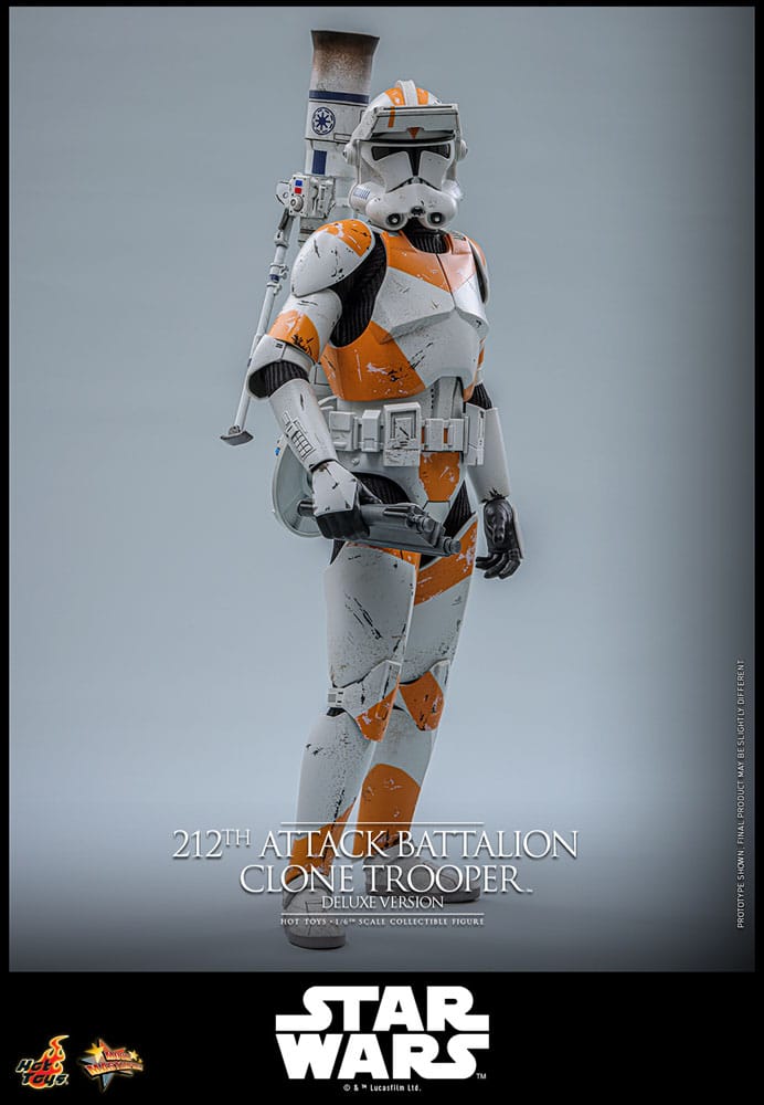 Star Wars AF: Clone Wars 212th Attack Battalion Clone Trooper DLX 1/6 30cm